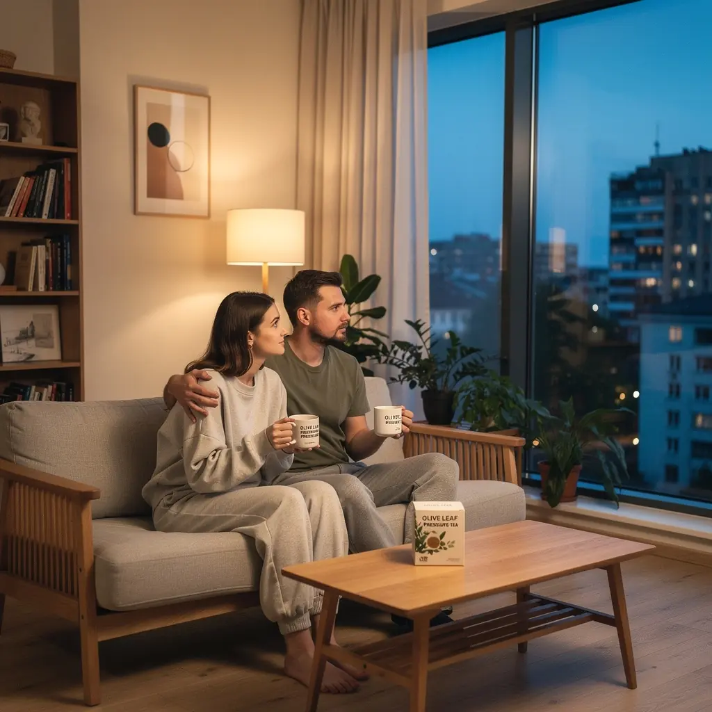 Kraujo spaudimo balansavimas su alyvuogių lapų arbata, natūralus gydymo būdas.